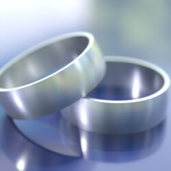 Титанове кільце без гравіювання