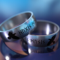 Титанове кільце "Хугін та Мунін"